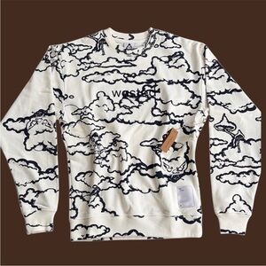 NWT Wasted Collective Cloud Sweatshirt Generous Small